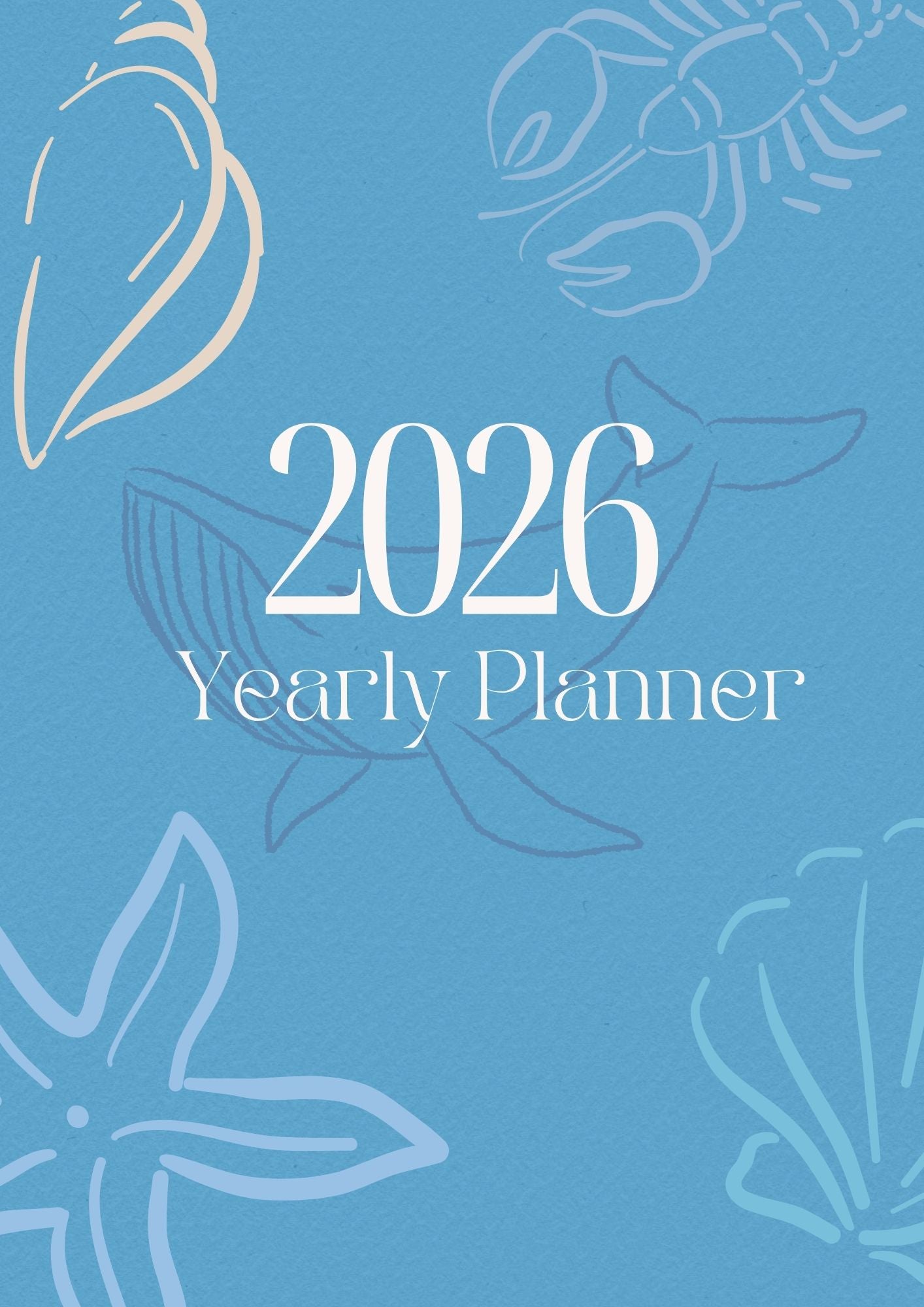 Beachy 2026 Digital Planner
