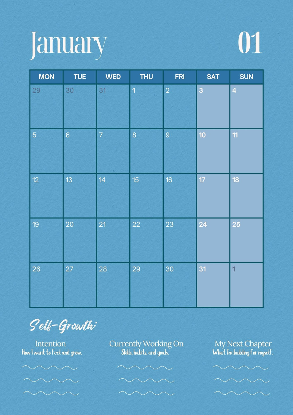 Beachy 2026 Digital Planner