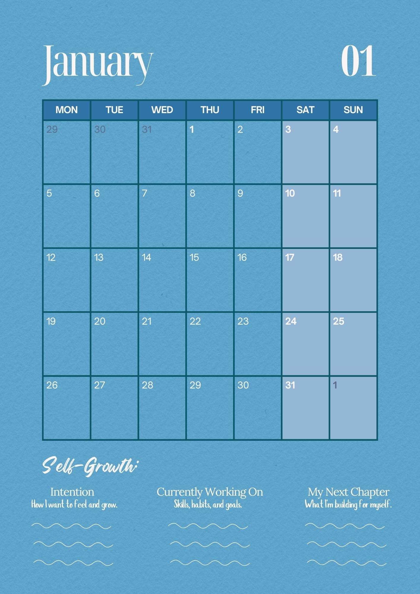 Beachy 2026 Digital Planner